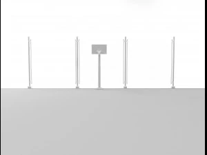 Basketball court 3D Model