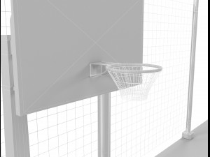 Basketball court 3D Model