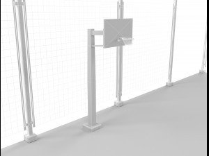 Basketball court 3D Model