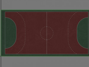 Basketball court 3D Model