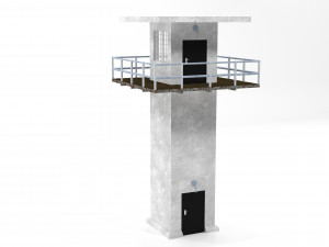 Military Tower 3D 模型