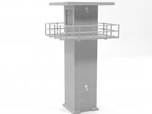Military Tower 3D Model