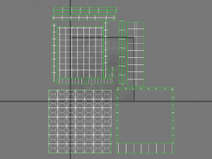 Concrete fence 3Dモデル