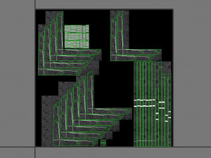 Concrete fence 3Dモデル