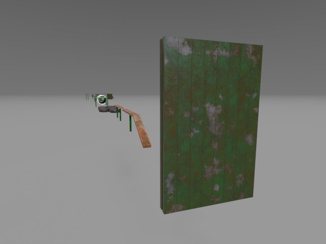 Training lane 3D Modell .c4d .max .obj .3ds .fbx .stl .blend 