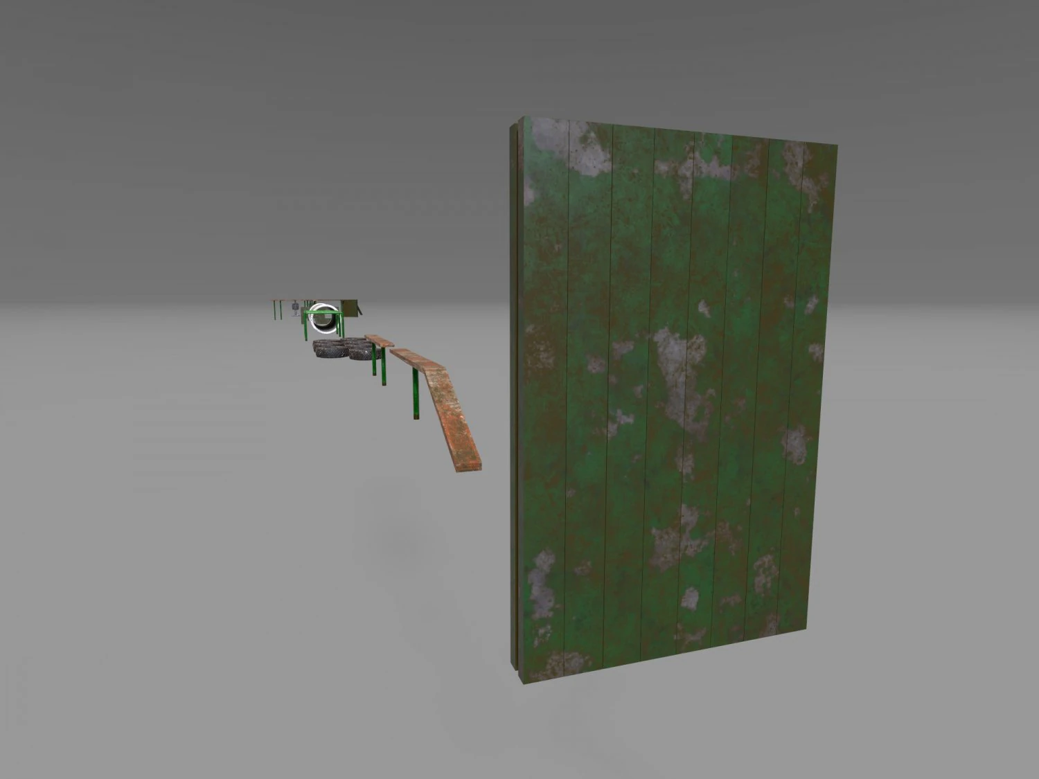 Training lane 3D Model .c4d .max .obj .3ds .fbx .stl .blend 