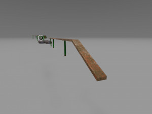 Training lane 3D Modell