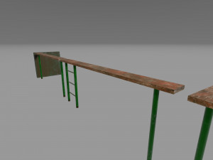 Training lane 3D Modell