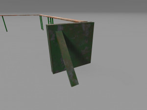 Training lane 3D Modell