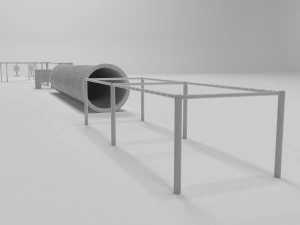 Training lane 3D Model