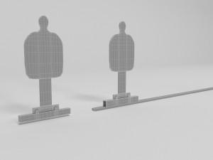 Training lane 3D Modell