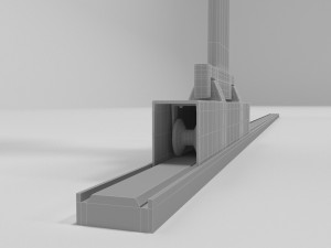 Training lane 3D Modell