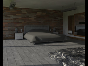 Interior Of A Small Apartment - House 3D 模型
