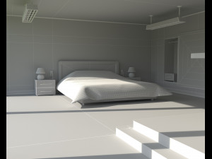 Interior Of A Small Apartment - House Model 3D