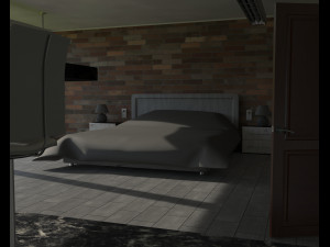 Interior Of A Small Apartment - House Model 3D