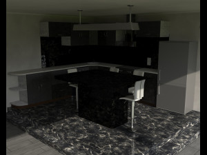 Interior Of A Small Apartment - House Model 3D