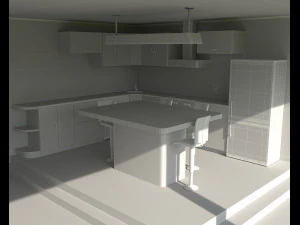 Interior Of A Small Apartment - House 3D Model