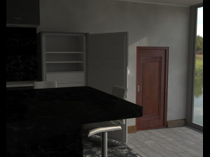 Interior Of A Small Apartment - House Model 3D