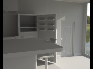 Interior Of A Small Apartment - House Model 3D