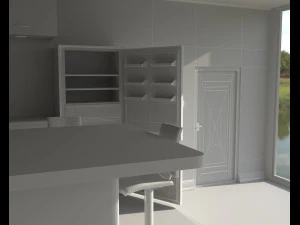 Interior Of A Small Apartment - House 3D Model