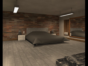 Interior Of A Small Apartment - House Model 3D