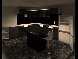 Interior Of A Small Apartment - House Model 3D