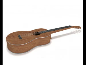Standard guitar 3D Model
