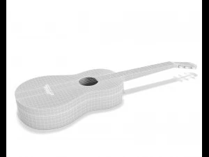 Standard guitar 3D Model