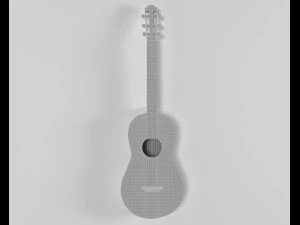 Standard guitar 3D Model