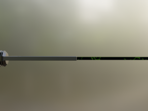 The Emerald Dragon Blade 3D Model
