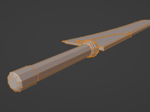 The Emerald Dragon Blade 3D Model