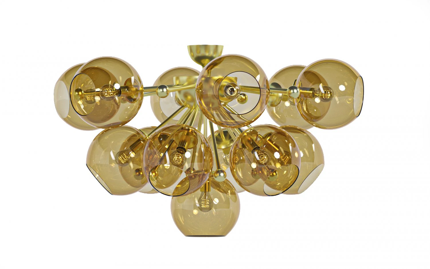 Chandelier 3D Model .c4d .max .obj .3ds .fbx .stl .blend 