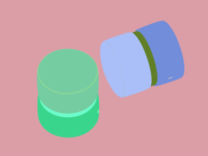 Sofa puff 3D Модель