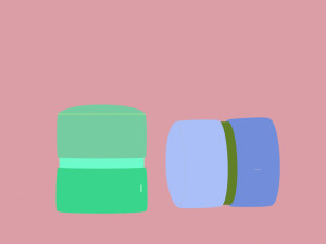 Sofa puff 3D Модель