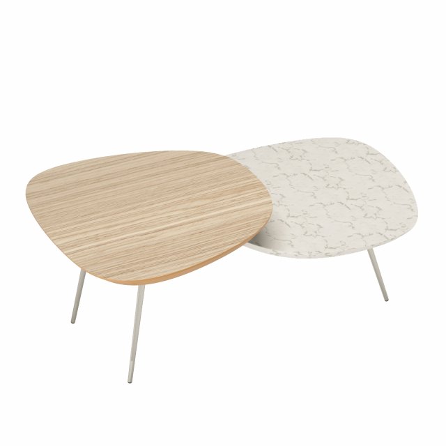 Table calligaris tweet coffee extending Modelo 3D .c4d .max .obj .3ds .fbx .stl .blend 