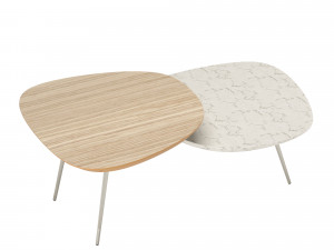 Table calligaris tweet coffee extending Modèle 3D