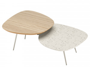 Table calligaris tweet coffee extending Modelo 3D