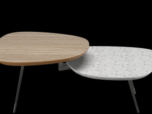 Table calligaris tweet coffee extending Modelo 3D