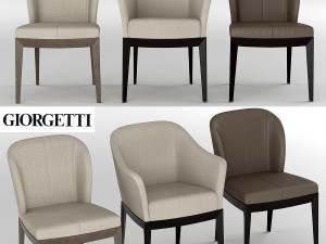 Giorgetti chair table Modèle 3D