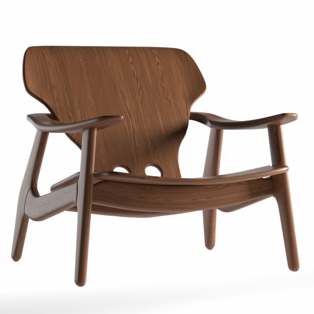 Cadeira diz sergio rodrigues Armchair Model 3D .c4d .max .obj .3ds .fbx .stl .blend 