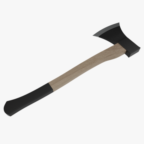 Axe 3D Model .c4d .max .obj .3ds .fbx .stl .blend 
