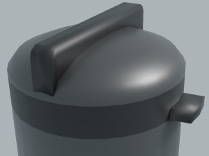 Pressure cooker Model 3D