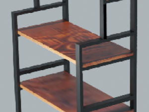 Industrial Style Furniture Model 3D