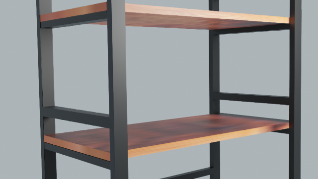 Industrial Style Furniture Model 3D .c4d .max .obj .3ds .fbx .stl .blend 