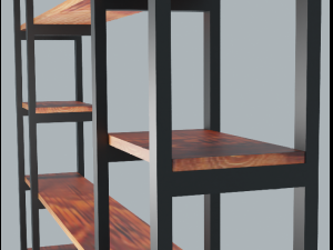 Industrial TV cabinet Model 3D