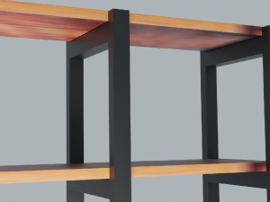 Industrial TV cabinet Model 3D