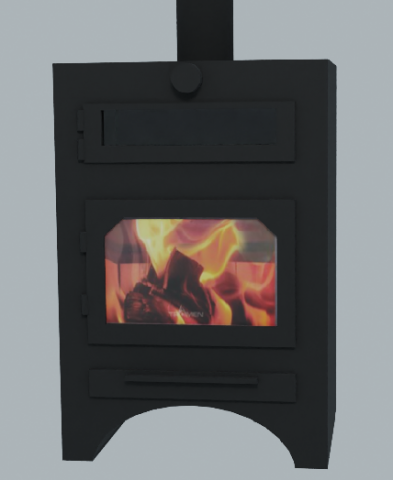 Wood Stove Modelo 3D .c4d .max .obj .3ds .fbx .stl .blend 