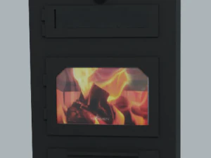 Wood Stove 3D Model