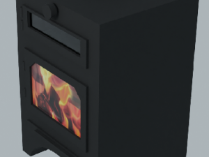 Wood Stove Modelo 3D