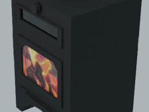 Wood Stove 3D Model